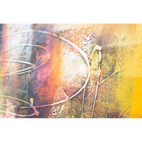 Image 1 of Vintage acrylic painting on canvas, Italy 2000