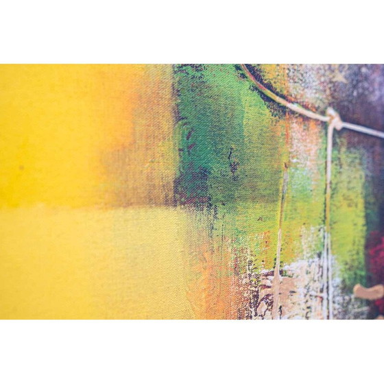 Image 1 of Vintage acrylic painting on canvas, Italy 2000