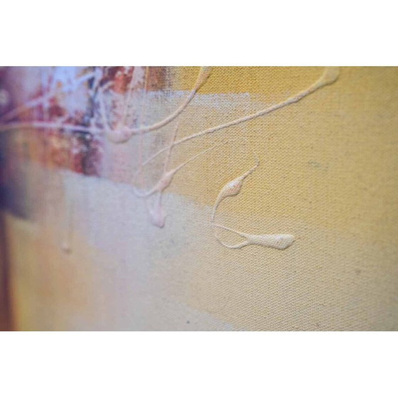 Image 1 of Vintage acrylic painting on canvas, Italy 2000