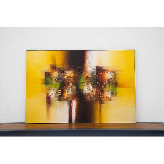 Image 1 of Vintage acrylic painting on canvas, Italy 2000