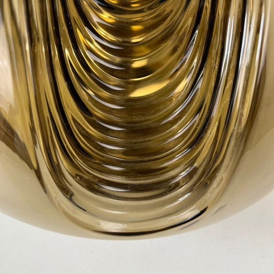 Image 1 of Peill & Putzler Wall Ceiling Lamp Futura 32Cm Ø - Space Age, Smoked Glass