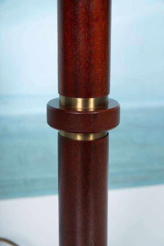 Image 1 of Vintage wooden table lamp 1960s