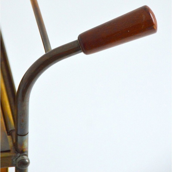 Image 1 of Vintage brass and glass serving cart by Josef Frank for Svenskt Tenn, Sweden
