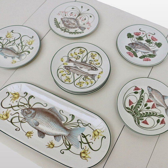 Image 1 of Vintage fish service from Villeroy and Boch, Germany