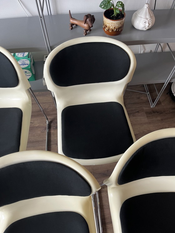 Image 1 of 4X Drabert Sm400K "Swing" Space Age Chairs