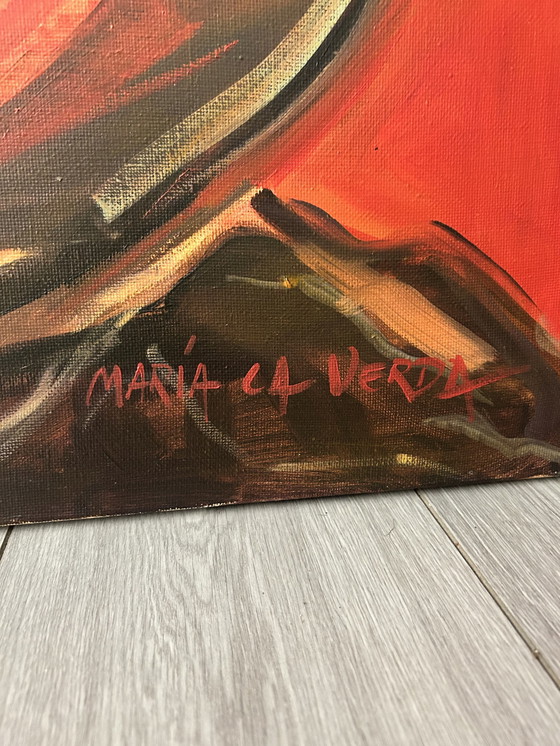 Image 1 of Large Painting Of Maria La Verda