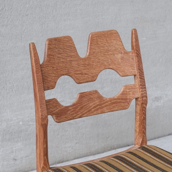 Image 1 of Set of 6 vintage Danish oakwood Razor dining chairs, 1960s