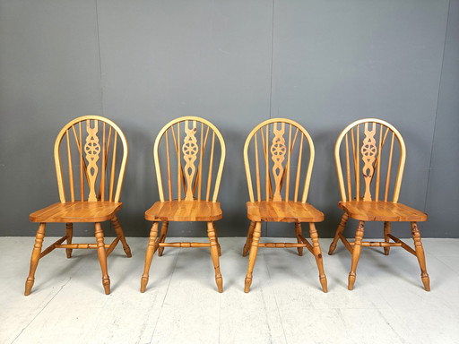 Set Of 4 Vintage  Ercol Dining Chairs , 1950'S