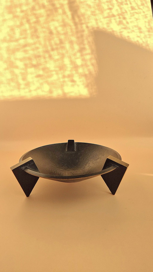 Page 1 Of 11 Bronze Ashtray Signed Martell (1935-1965) - Vintage Design