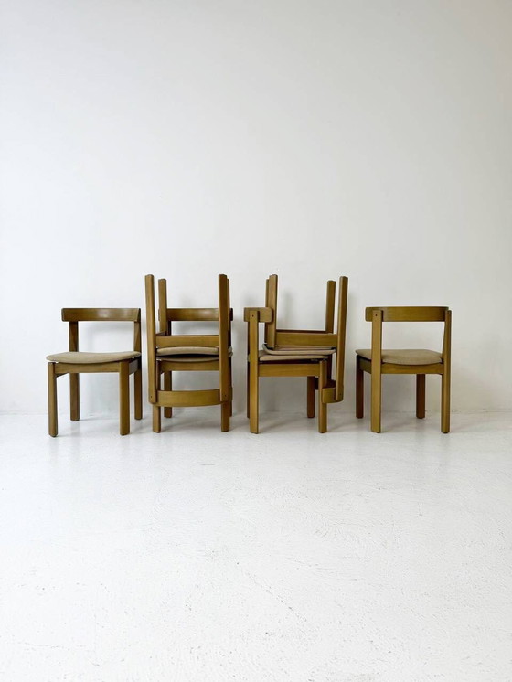 Image 1 of Set of 6 original Jürg Bally chairs by Dietiker, 1960s