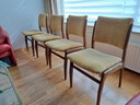 4x Chaise vintage