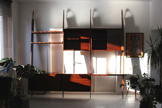 Image 1 of Restored Mid-Century Modular Wall Unit From Jitona, 1973