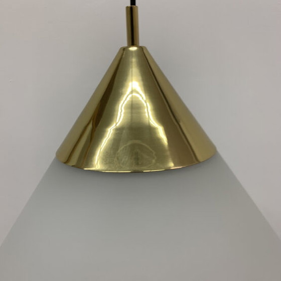 Image 1 of 1x Glashütte Limburg Hanging Lamp, 1970’s