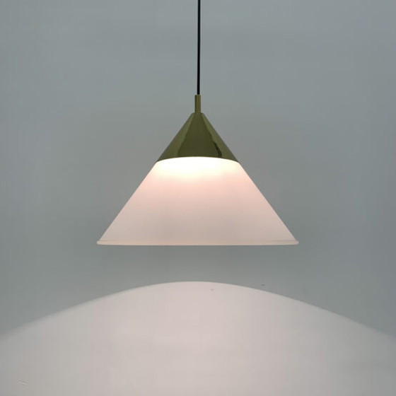 Image 1 of 1x Glashütte Limburg Hanging Lamp, 1970’s