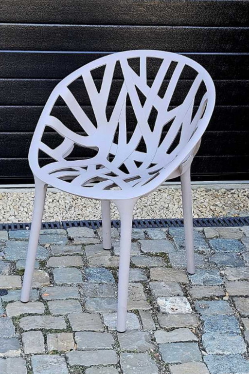 5x Chaises Vitra Vegetal