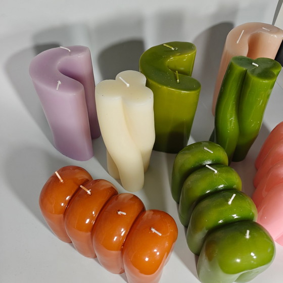 Image 1 of Set Of 8 Pop Designer Candles - Fést Amsterdam