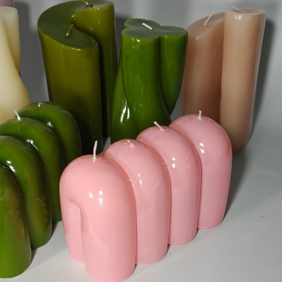 Image 1 of Set Of 8 Pop Designer Candles - Fést Amsterdam