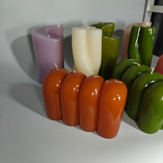 Image 1 of Set Of 8 Pop Designer Candles - Fést Amsterdam