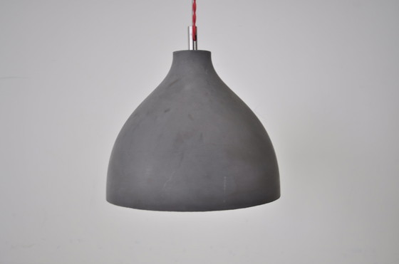 Image 1 of Pols Potten concrete hanging lamp large white