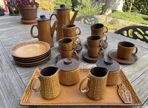 Exceptionally Extensive Ceramano Coffee Service