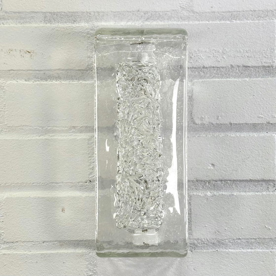 Image 1 of Italian glass wall lamp by BRG