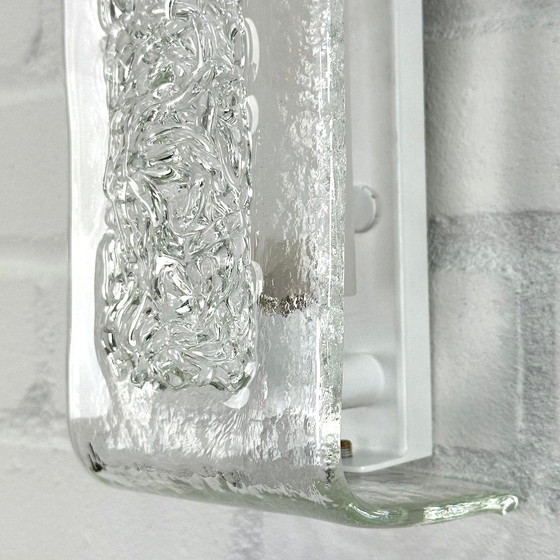 Image 1 of Italian glass wall lamp by BRG