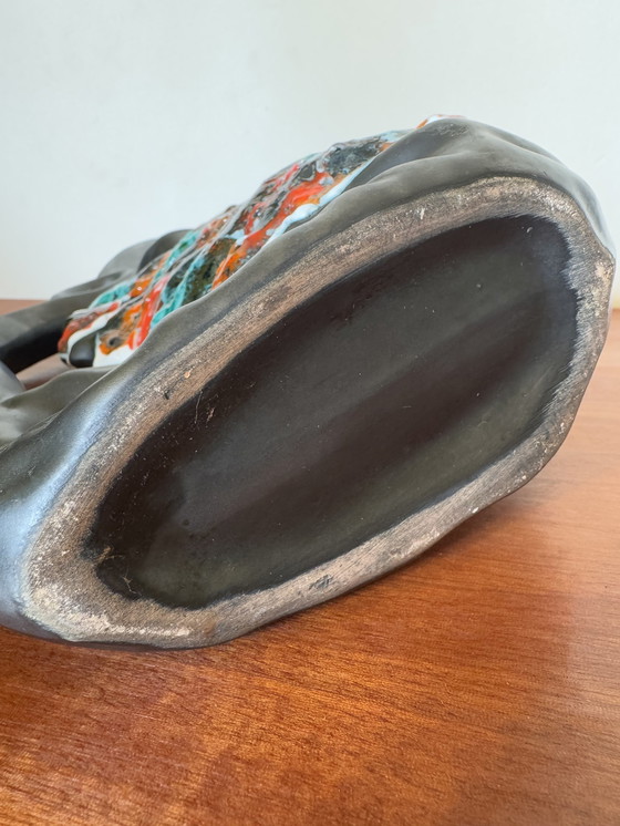 Image 1 of Jarra de cerámica con forma de caballito de mar de la década de 1960