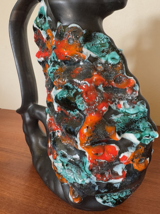 Image 1 of Jarra de cerámica con forma de caballito de mar de la década de 1960