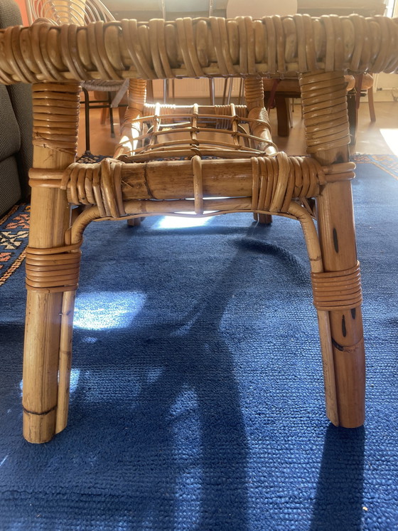 Image 1 of  Bamboo & Rattan, Coffee Table From Italy 1960