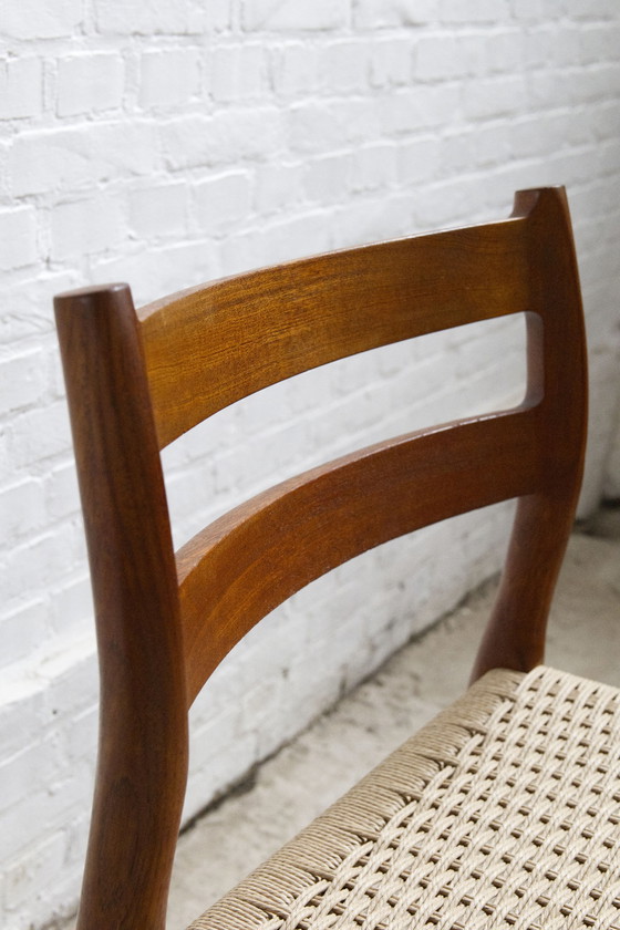 Image 1 of 4x Niels Otto Møller Model 84 in Teak, 1960s Denmark