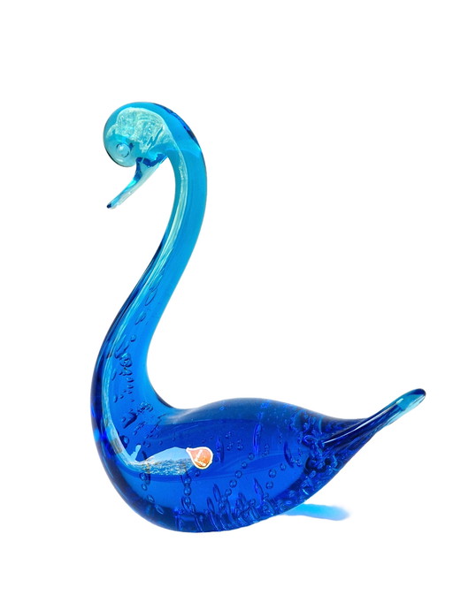 Gränna Glasbruk swan