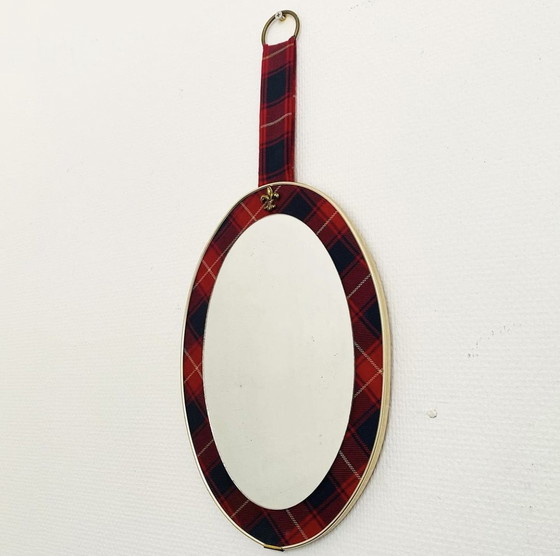 Image 1 of Retro mirror plaid red black white