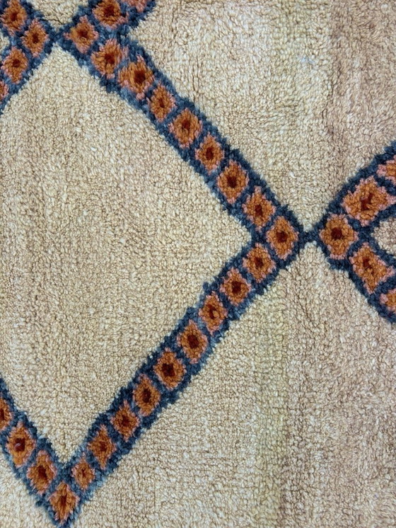 Image 1 of Moroccan Stunning Beni Handmade Wool Rug - 215X300 Cm