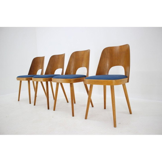 Image 1 of Set of 4 vintage Dining Chairs by Oswald Haerdtl  1960s