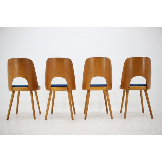 Image 1 of Set of 4 vintage Dining Chairs by Oswald Haerdtl  1960s