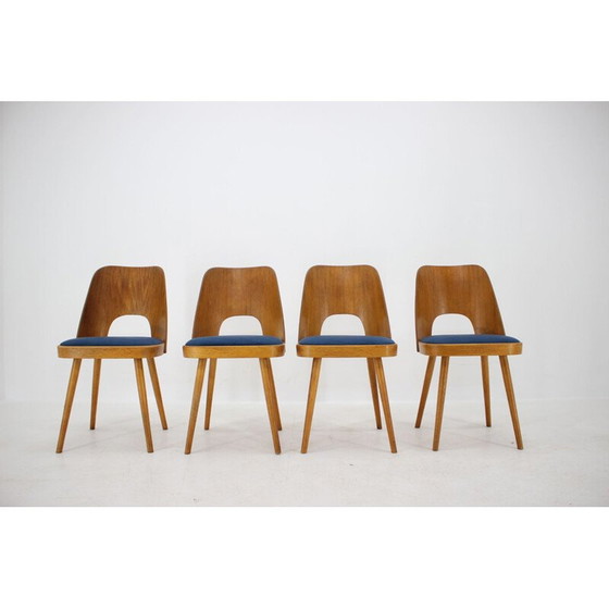 Image 1 of Set of 4 vintage Dining Chairs by Oswald Haerdtl  1960s