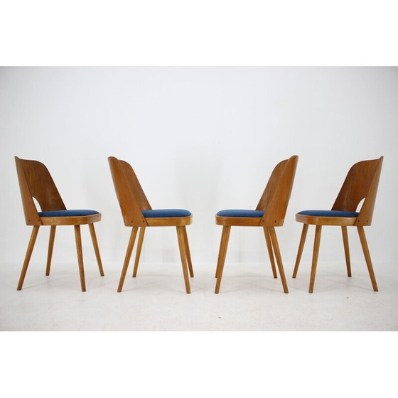 Image 1 of Set of 4 vintage Dining Chairs by Oswald Haerdtl  1960s