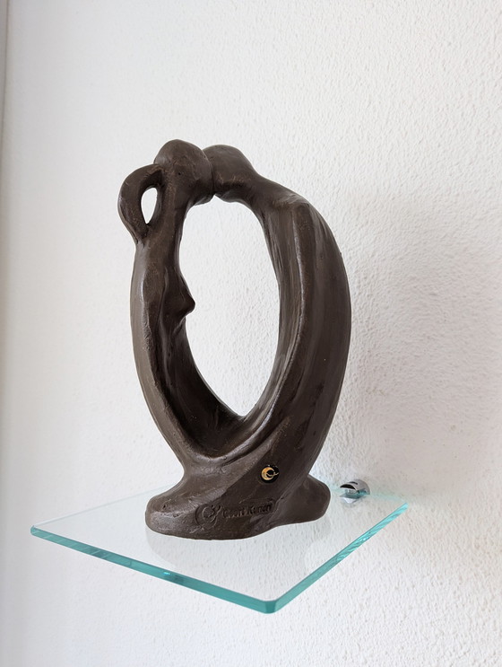 Image 1 of Sculpture By Geert Kunen. Image 2 Lovers