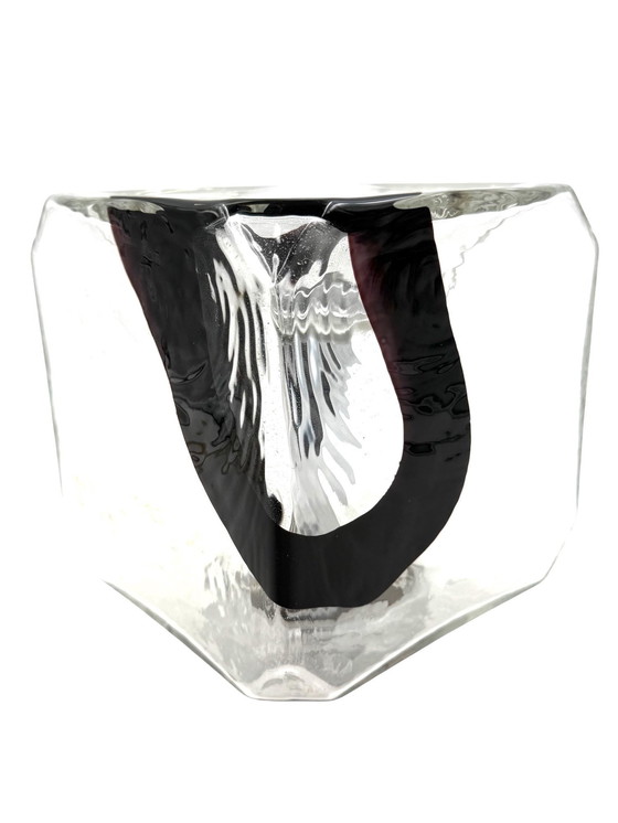 Image 1 of Par de lámparas de cristal soplado de Murano, Murano, Italia, década de 1970