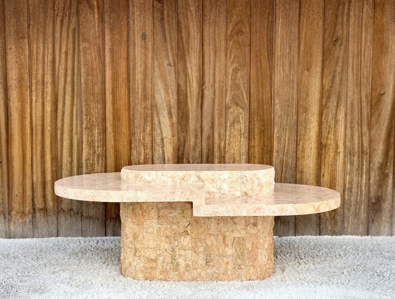 Vintage stone coffee table 2025