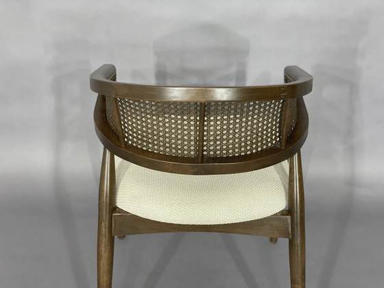 Image 1 of High quality wicker dining chair walnut