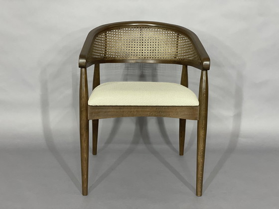 Image 1 of High quality wicker dining chair walnut