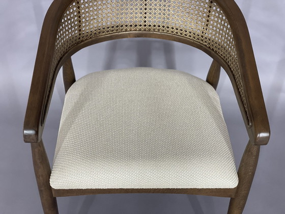 Image 1 of High quality wicker dining chair walnut