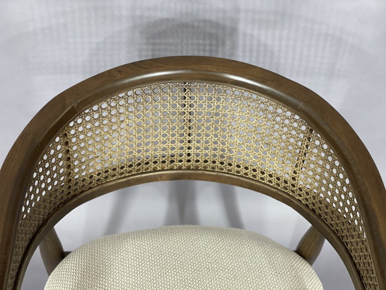 Image 1 of High quality wicker dining chair walnut