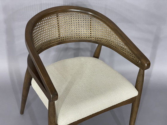 Image 1 of High quality wicker dining chair walnut