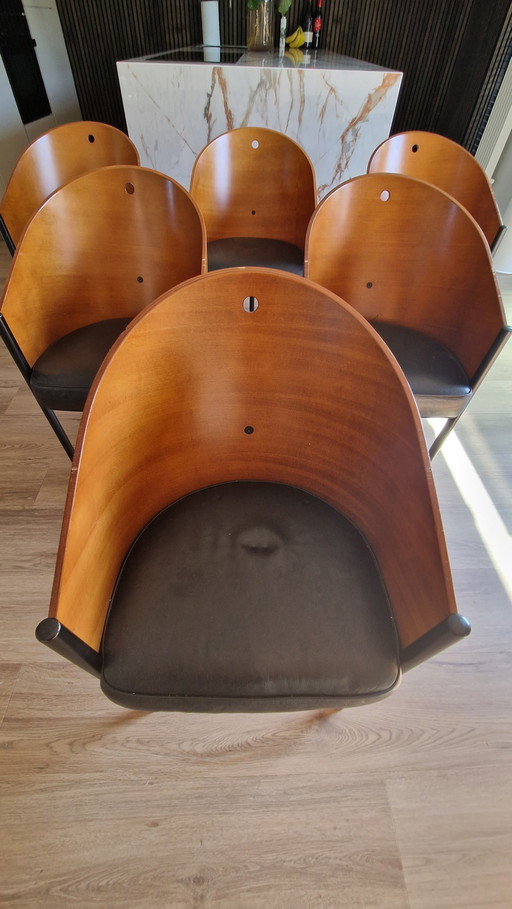 6x Philippe Starck Costes chair