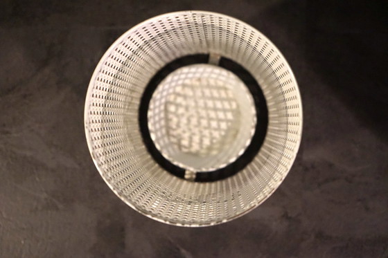 Image 1 of Porte-parapluies vintage allemand blanc Regency de Vereinigte Werkstätten, Munich, années 1950