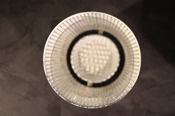 Image 1 of Porte-parapluies vintage allemand blanc Regency de Vereinigte Werkstätten, Munich, années 1950