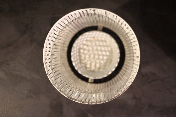 Image 1 of Porte-parapluies vintage allemand blanc Regency de Vereinigte Werkstätten, Munich, années 1950