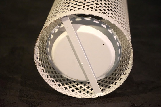 Image 1 of Porte-parapluies vintage allemand blanc Regency de Vereinigte Werkstätten, Munich, années 1950